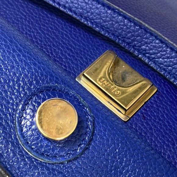 CELINE Hand Bag Bag 2WAY bag Shoulder bag Shoulder Bag blue - Picture 14 of 16
